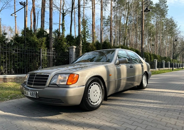 Mercedes-Benz Klasa S cena 77400 przebieg: 137000, rok produkcji 1992 z Warszawa małe 781